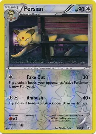 Generations Persian #54/83 reverse holo